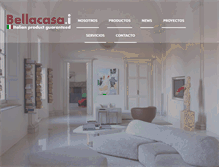 Tablet Screenshot of bellacasainternacional.com